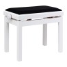 Stagg PB06G WHM VBK Banqueta de Piano Blanca Negra