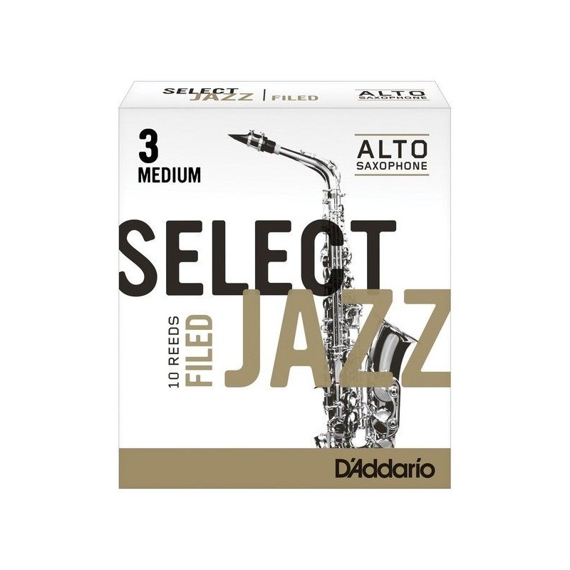 ORSF10ASX3M DAddario Select Jazz Organic Filed 3 M Saxo Alto
