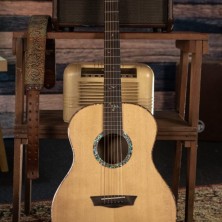 BTS24SDU Washburn Bella Tono Elegante S24S Gloss Natural Guitarra Acústica