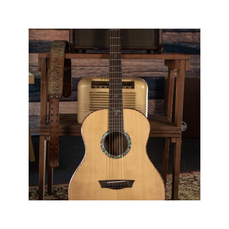 BTS24SDU Washburn Bella Tono Elegante S24S Gloss Natural Guitarra Acústica