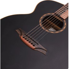 BAT8MEBK Bromo BAT8ME Black Guitarra Electroacústica