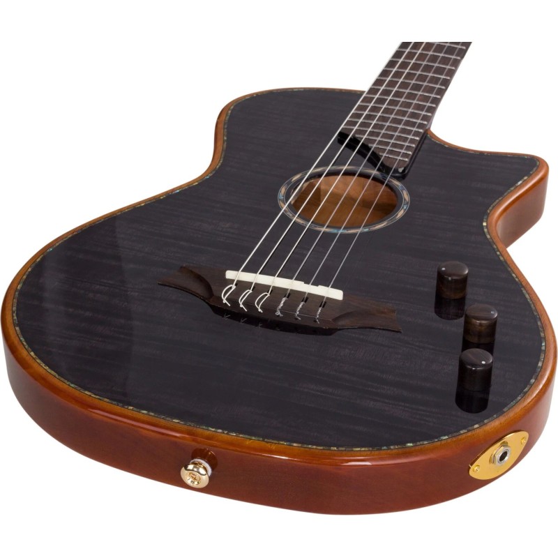 BEN2CTBK Bromo BEN2C Trans Black Guitarra Electroacústica