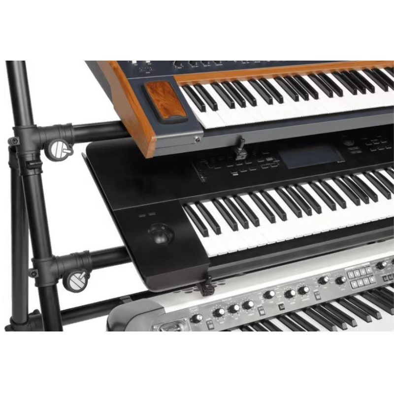 MUSI-TQMMKS4 Quik Lok MKS4 Soporte Teclado 4 Niveles