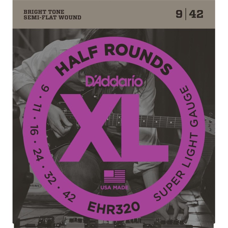 EHR320 DAddario Ehr320 Half Rounds 09-42