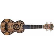 Mahalo MA1PY Art II Series Python con funda Ukelele Soprano
