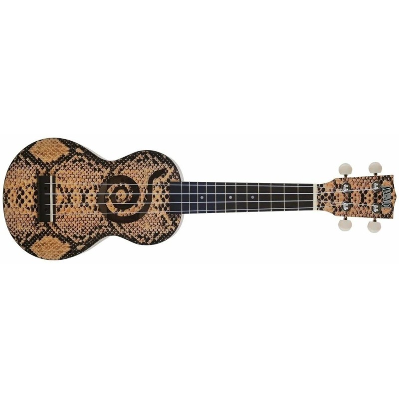 MA1PY Mahalo MA1PY Art II Series Python con funda Ukelele Soprano