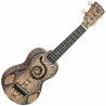 Mahalo MA1PY Art II Series Python con funda Ukelele Soprano