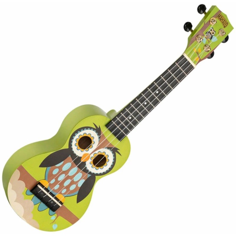MA1WL Mahalo MA1WL Art Series Owl con funda Ukelele Soprano