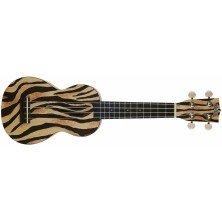 Mahalo MA1ZE Art II Series Zebra con funda Ukelele Soprano