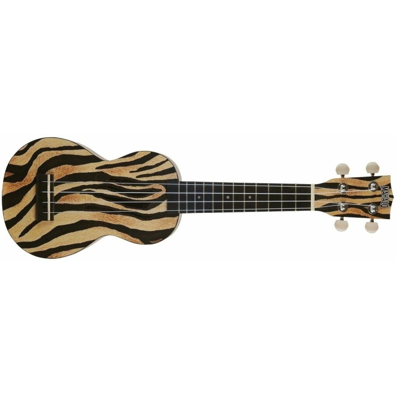 MA1ZE Mahalo MA1ZE Art II Series Zebra con funda Ukelele Soprano