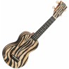 Mahalo MA1ZE Art II Series Zebra con funda Ukelele Soprano