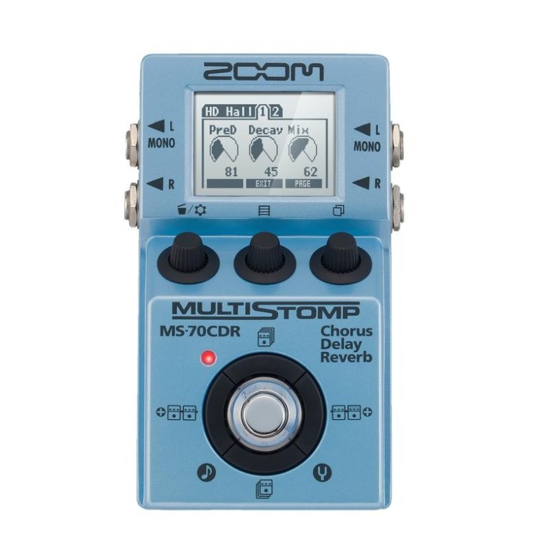 9550302472011 Zoom MS70CDR+ Pedal Modulación Delay