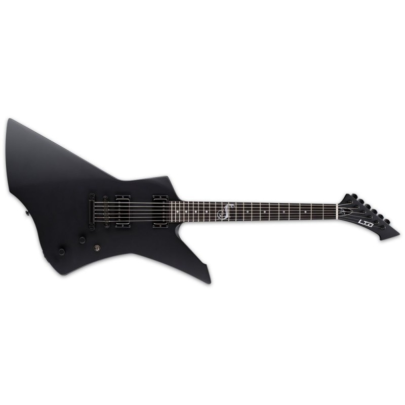 MOGA-9610015E73003 ESP LTD Snakebyte Guitarra Eléctrica Black Satin con estuche