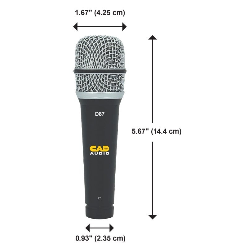D87 Cad Audio D87 Micrófono dinámico supercardioide para instrumentos