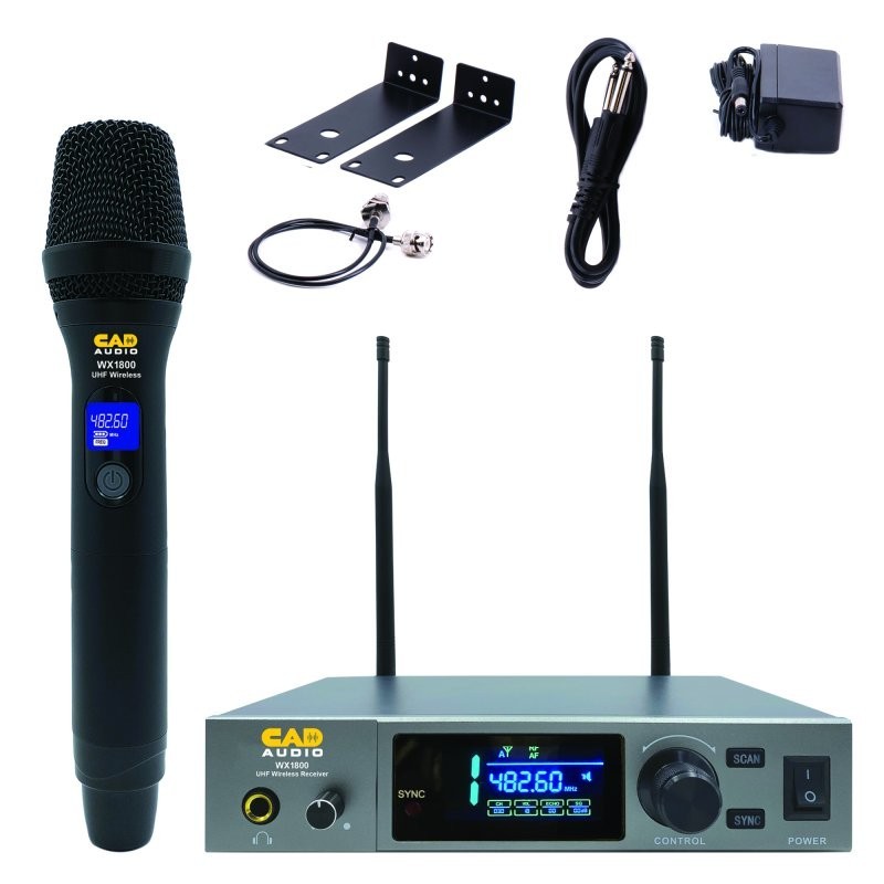WX1800HH Cad Audio WX1800HH Sistema de micrófono inalámbrico de mano UHF de verdadera diversidad