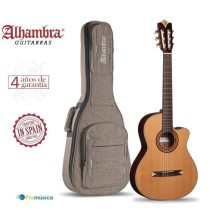 Alhambra CS-1 CW ELECTRIFICADA FISHMAN E1+ Funda 9738 25mm