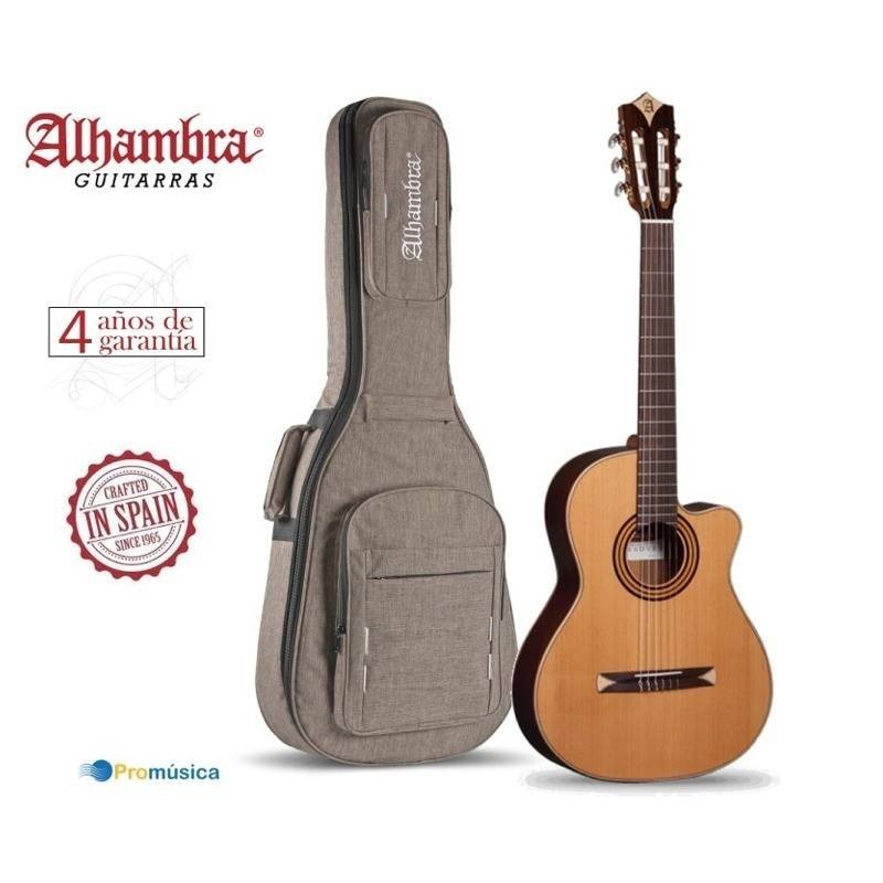 8736 V 9738 Alhambra CS-1 CW ELECTRIFICADA FISHMAN E1+ Funda 9738 25mm
