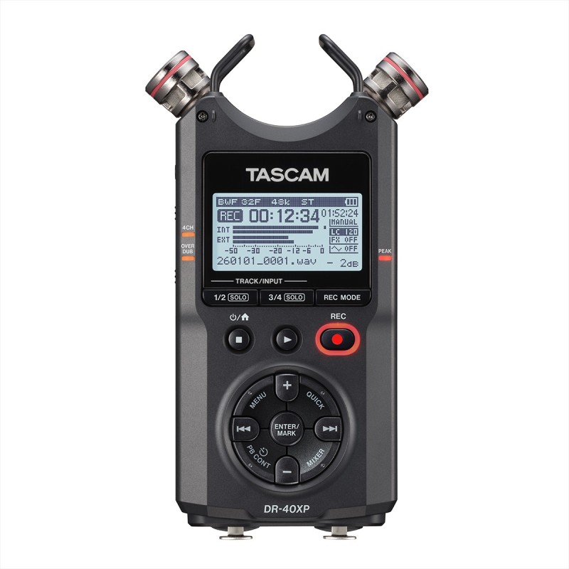 ZENT-DR-40XP Tascam DR-40XP Grabadora de campo portatil