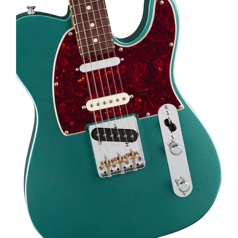 0114970374 Fender American Professional Classic Telecaster Hotshot SSS RW Faded Sherwood Green Metallic Guitarra Eléctrica