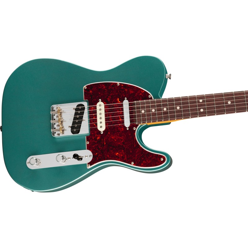0114970374 Fender American Professional Classic Telecaster Hotshot SSS RW Faded Sherwood Green Metallic Guitarra Eléctrica