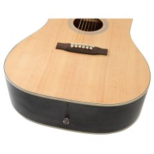 SD204TBK SX SD204TBK Trans Black Guitarra Acústica