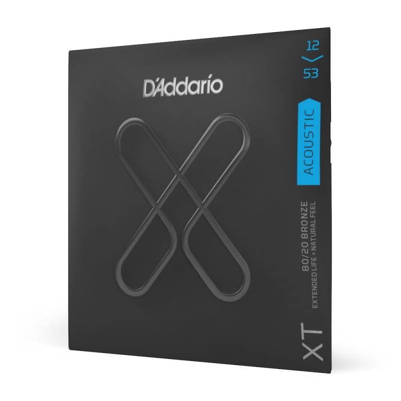 XTABR1253 DAddario XTABR1253 80/20 Bronze 12-53 Juego Cuerdas Guitarra Acustica