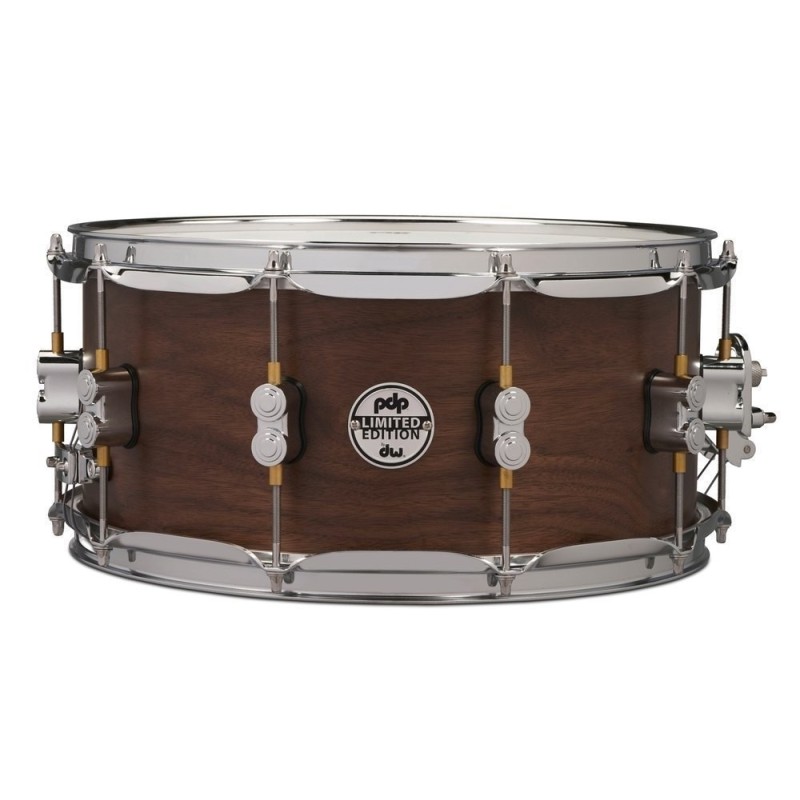 PDSN6514MWNS PDP by DW Walnut Snare 14x6.5" Limited Edition