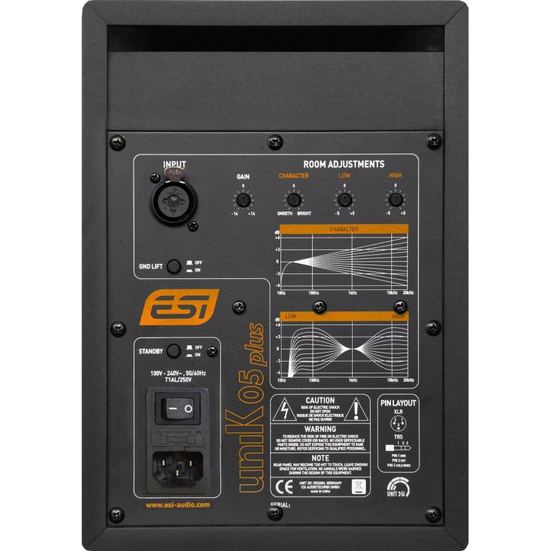 ESIUNIK05+ Esi UNIK05+ Monitor Estudio 5" Tweeter De Cinta