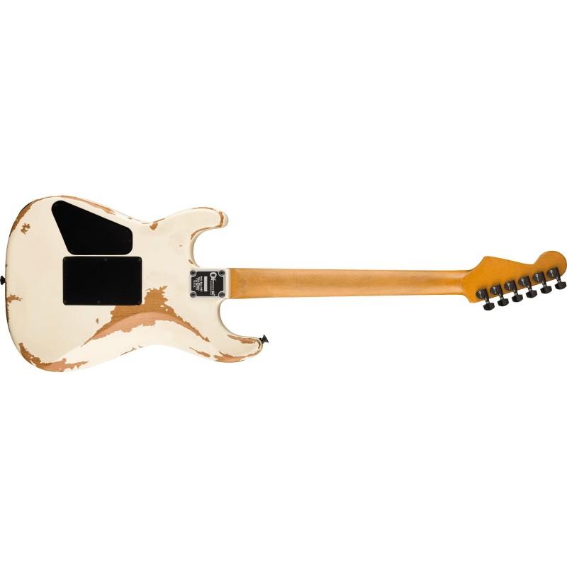 2965201376 Charvel Pro-Mod Relic San Dimas FR PF Weathered White