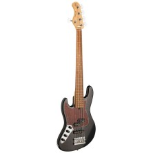 SME21HP523ROKUFRL Sadowsky MetroExpress 21 Fret Hyprid PJ Morado 5 Zurdo Solid Black High Polish