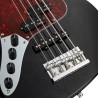 Sadowsky MetroExpress 21 Fret Hyprid PJ Morado 5 Zurdo Solid Black High Polish