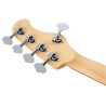 Sadowsky MetroExpress 21 Fret Hyprid PJ Morado 5 Zurdo Solid Black High Polish