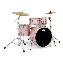 215KTPR PDP by DW PDMA2215KTPR MainStage Pale Rose Sparkle + Set de platos Paiste