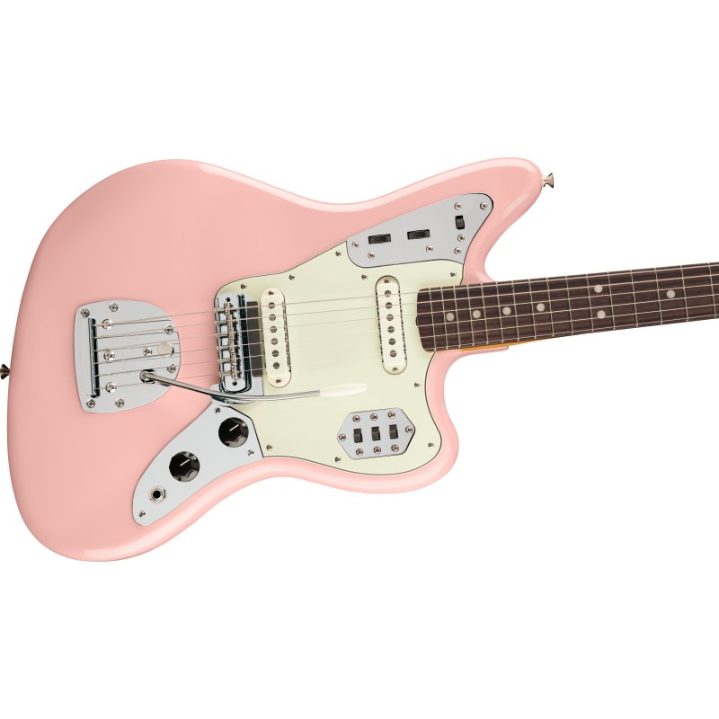 0149340356 Fender Vintera III Mid 60'S Jaguar RW Shell Pink Guitarra Eléctrica