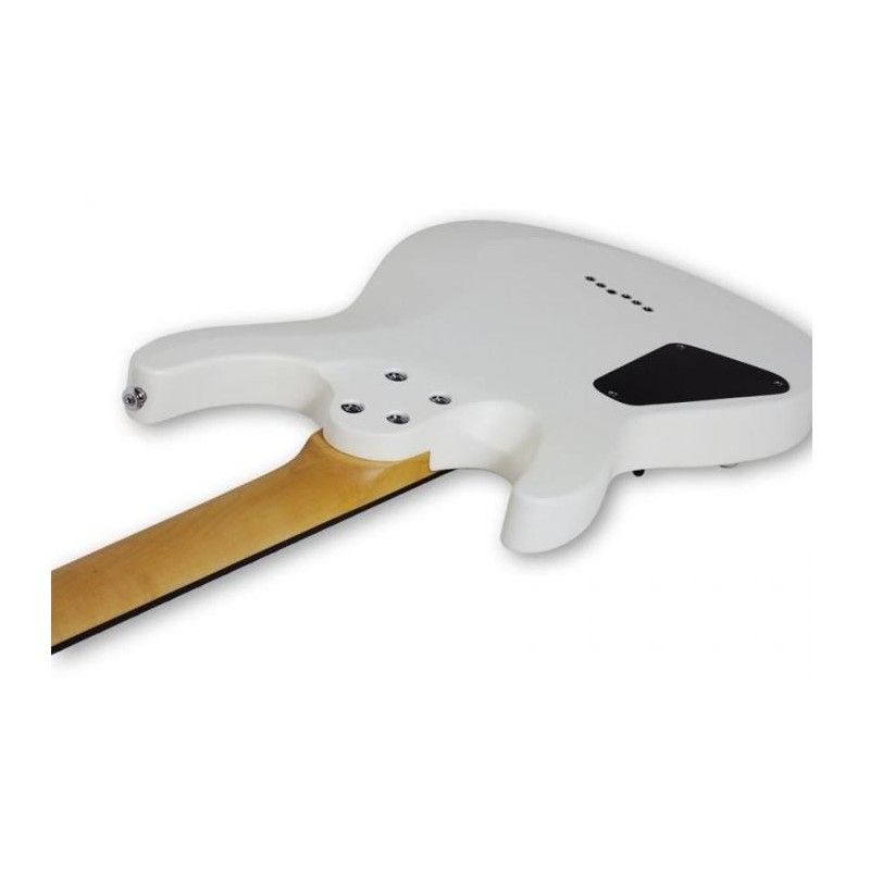 652734 Schecter C6 Deluxe Satin White Guitarra Eléctrica