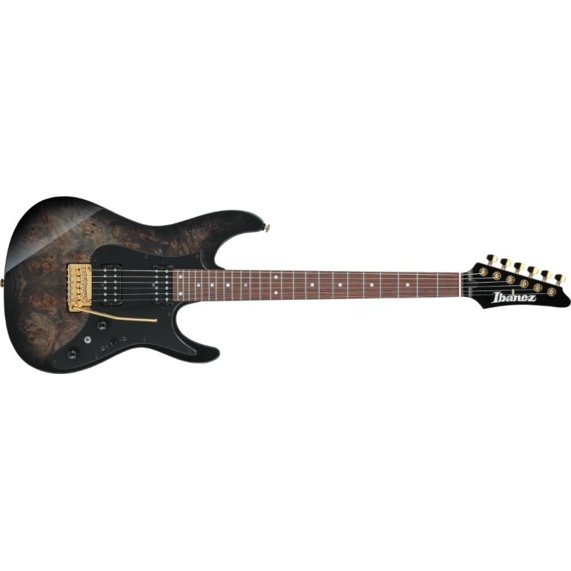 HOSH-AZ41P1PBTGB Ibanez AZ41P1PB-TGB Guitarra Eléctrica con funda Transparent Gray Burst