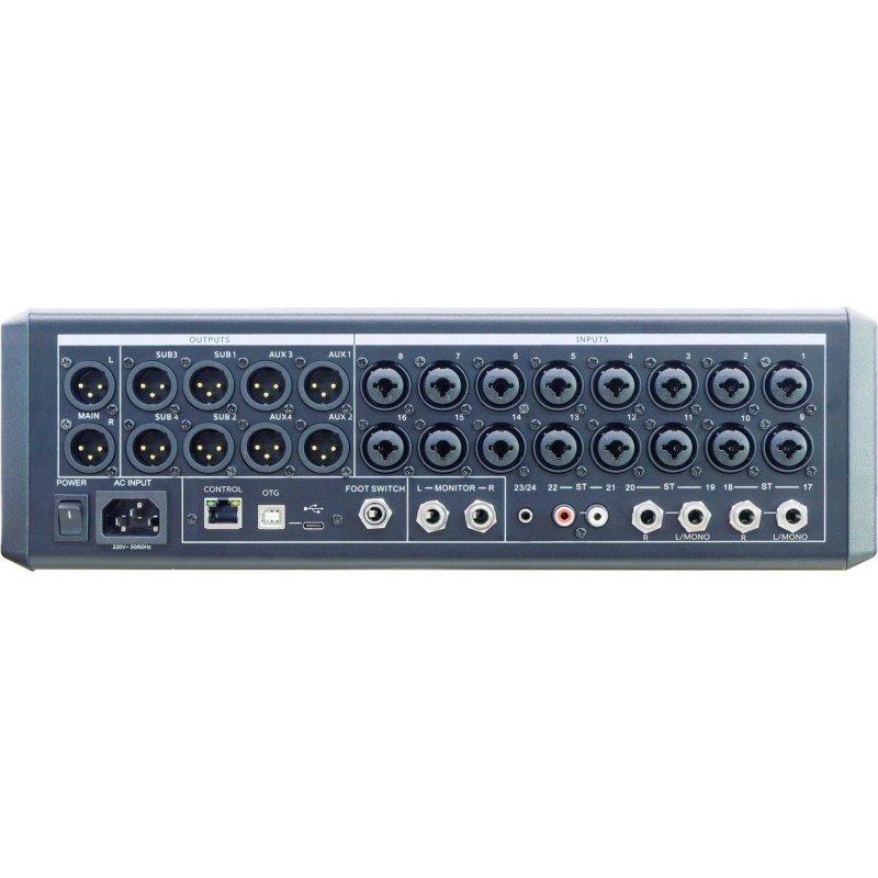 1006500 Oqan Q24D Pro Mesa de Mezclas Digital 24 canales