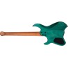 Cort SPACE G6MS SGTQ Guitarra Eléctrica Headless con funda Semi Gloss Turquoise