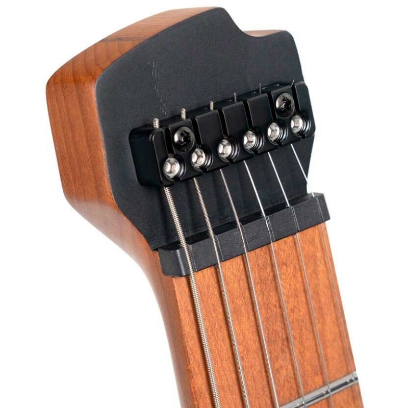 ADAG-1005303 Cort SPACE G6MS SGTQ Guitarra Eléctrica Headless con funda Semi Gloss Turquoise