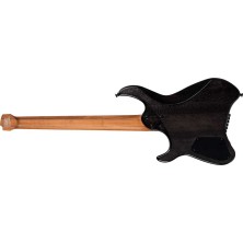 ADAG-1005302 Cort SPACE G6MS SGTK Guitarra Eléctrica Headless con funda Semi Gloss Trans Black