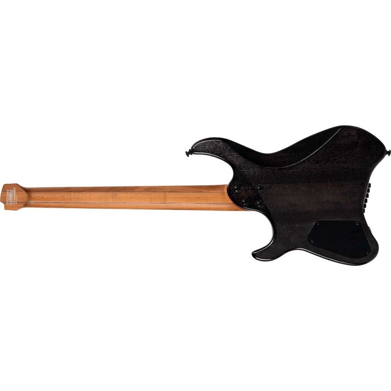 ADAG-1005302 Cort SPACE G6MS SGTK Guitarra Eléctrica Headless con funda Semi Gloss Trans Black
