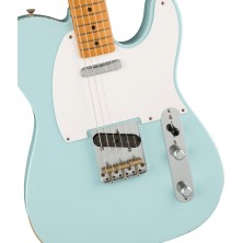0149872372 Fender Limited Edition Vintera Road Worn® '50s Telecaster, Maple Fingerboard, Sonic Blue
