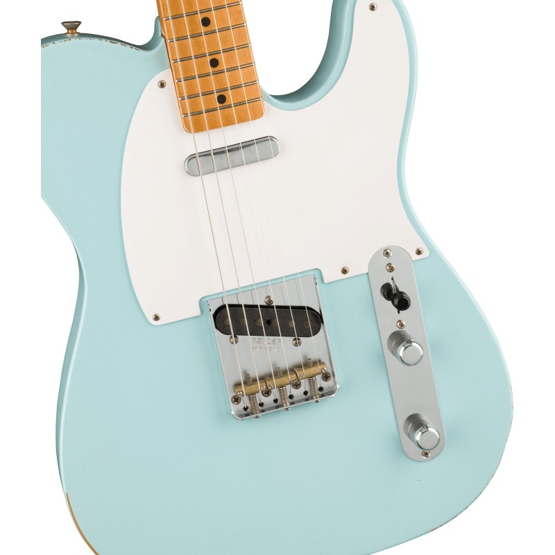 0149872372 Fender Limited Edition Vintera Road Worn® '50s Telecaster, Maple Fingerboard, Sonic Blue