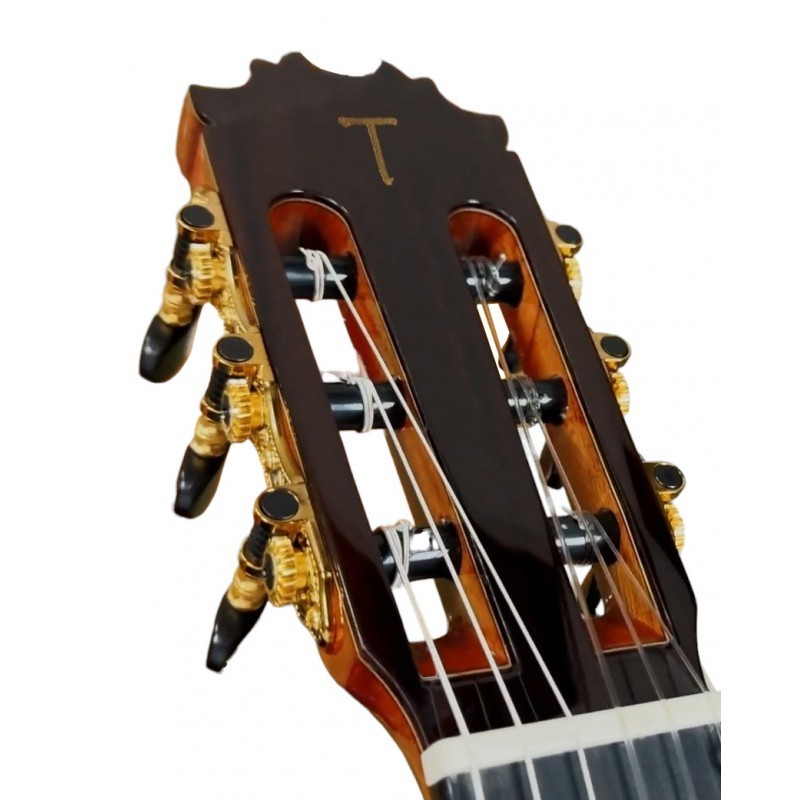 TOMATITOPAUTORREFAC Antonio de Toledo Tomatito Andalucia de Pau Ferro tapa Torrefactada Guitarra Flamenca Negra