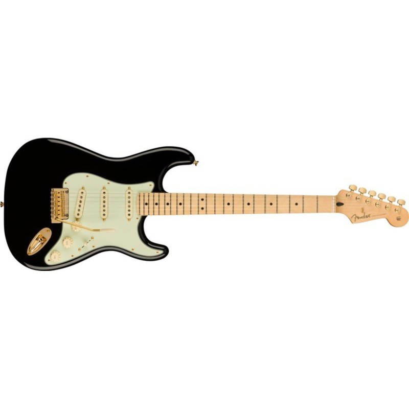 0144612506 Fender Player Stratocaster LTD Black Gold Hardware