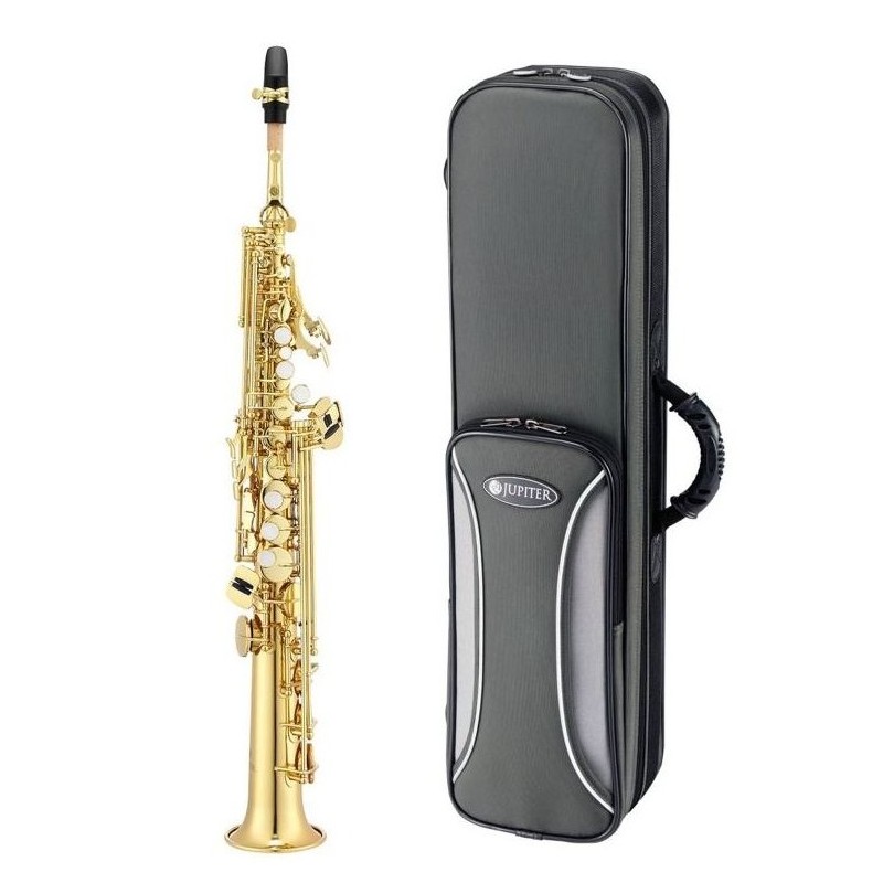 EURO-A33OL06DL Jupiter JSS1100 Saxo Soprano Sib con dos tudeles ( Curvo y Recto )