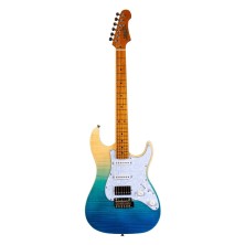 Jet Guitars  JS450-TBL-HSS Transparent Blue Guitarra Eléctrica