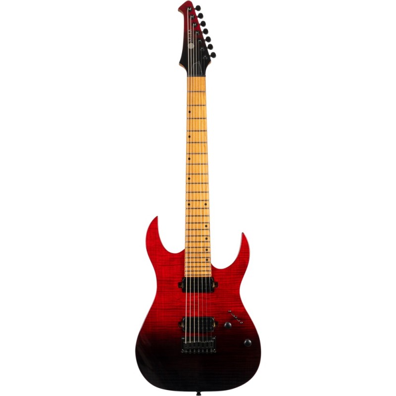 5306516 Spira S457-TRD 7 Cuerdas Transparent Red Guitarra Eléctrica