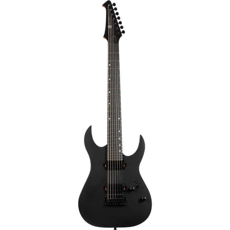 5306506 Spira S407-MBK 7 Cuerdas Satin Black Guitarra Eléctrica