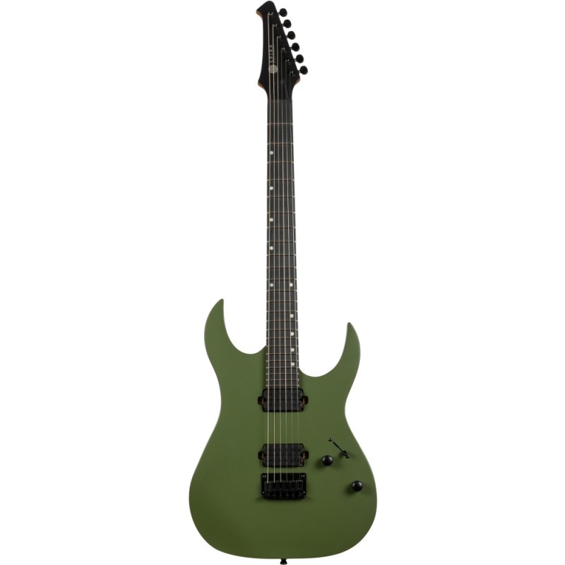 5306502 Spira S400-MGR Satin Dark Green Guitarra Eléctrica